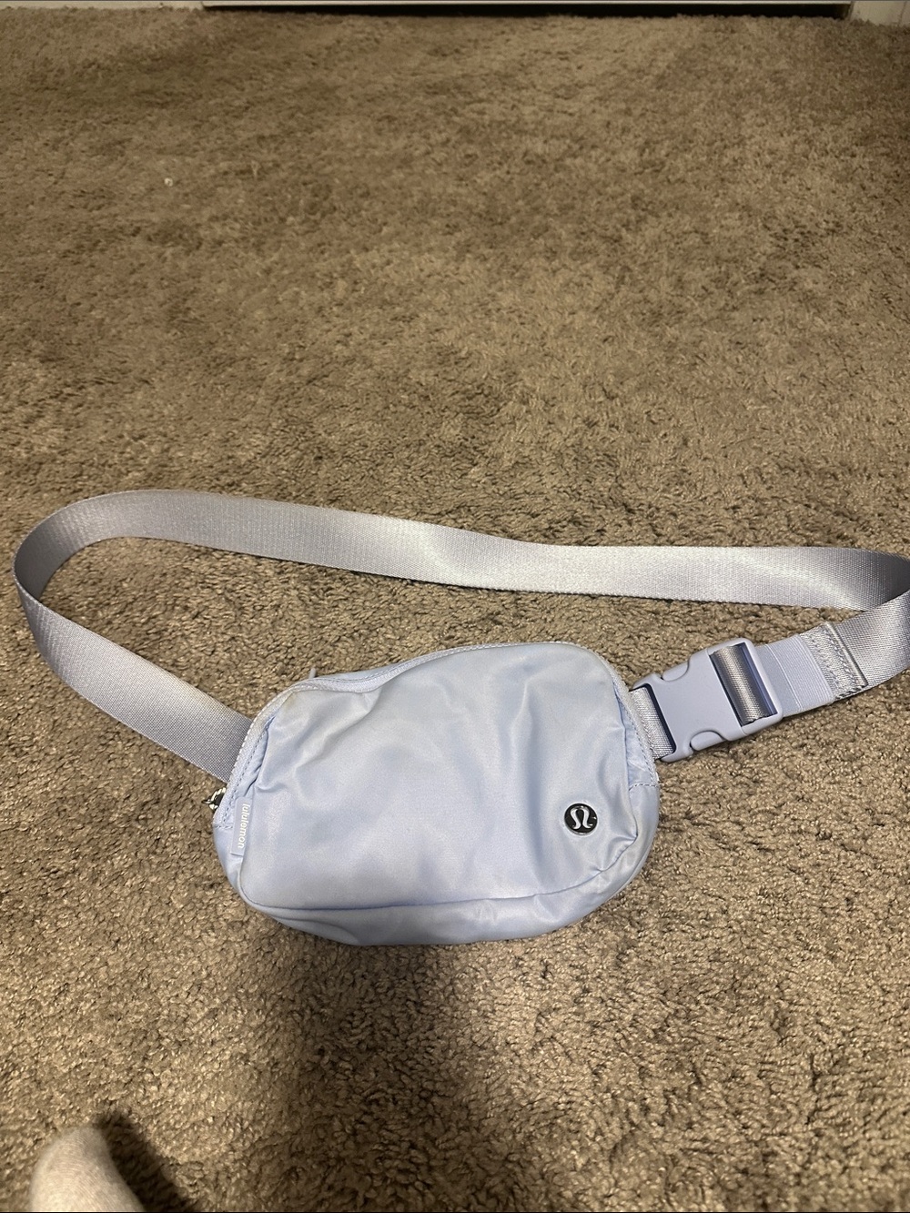 lululemon athletica Light Blue Crossbody Belt Bag